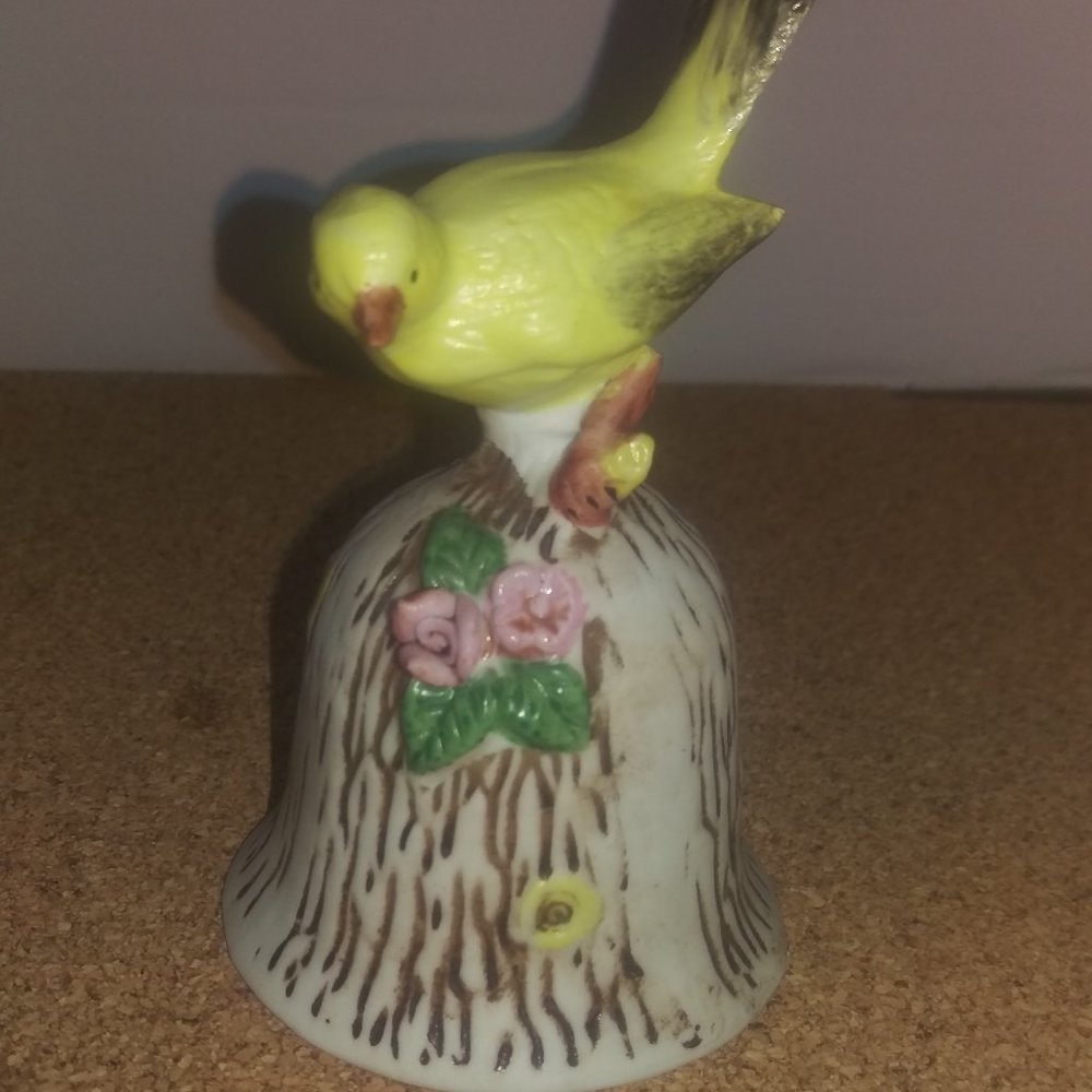 Porcelain Bird Bell